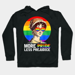 More Pride Less Prejudice Lgbt Gay Proud Ally Pride Month Hoodie